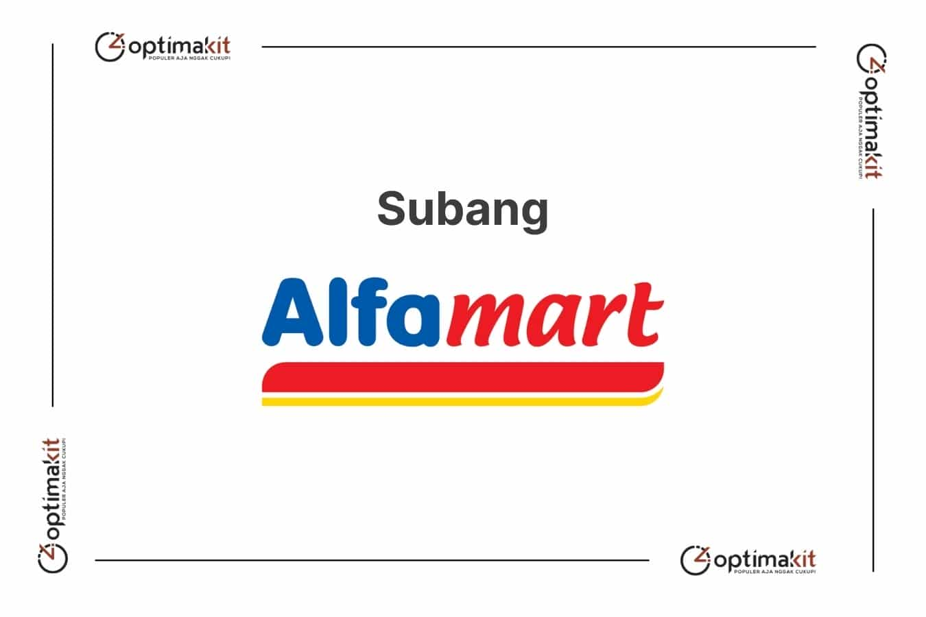 Lowongan Alfamart Subang