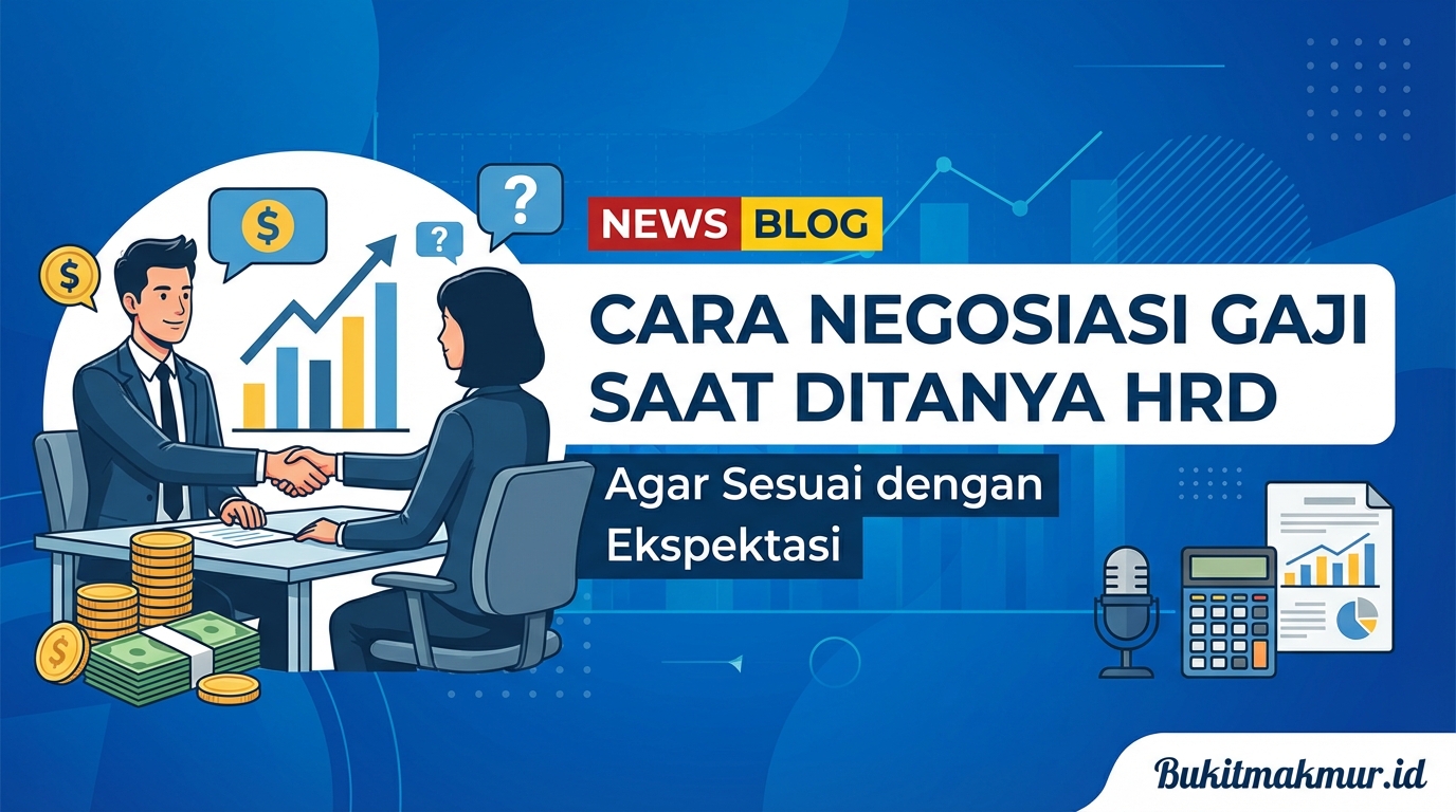 Tips negosiasi gaji saat interview kerja agar sesuai ekspektasi. Ketahui strategi menjawab pertanyaan HRD dengan percaya diri dan profesional.