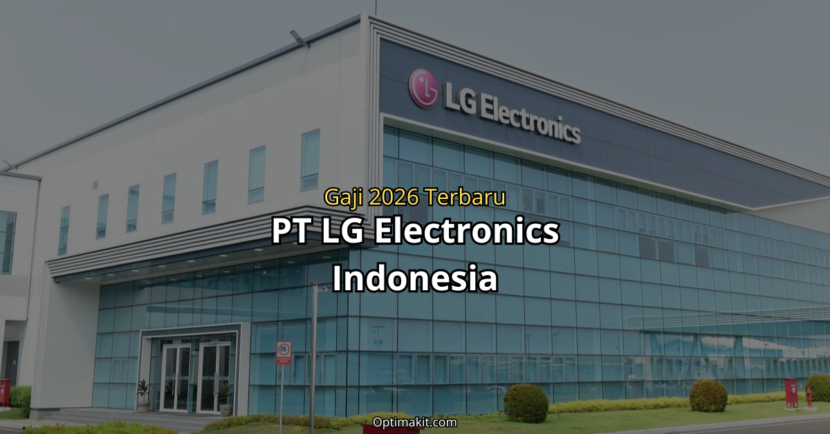 gaji pt lg electronics indonesia terbaru semua jabatan 2026