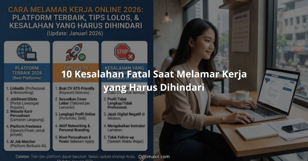 kesalahan fatal saat melamar kerja yang harus dihindari 2026