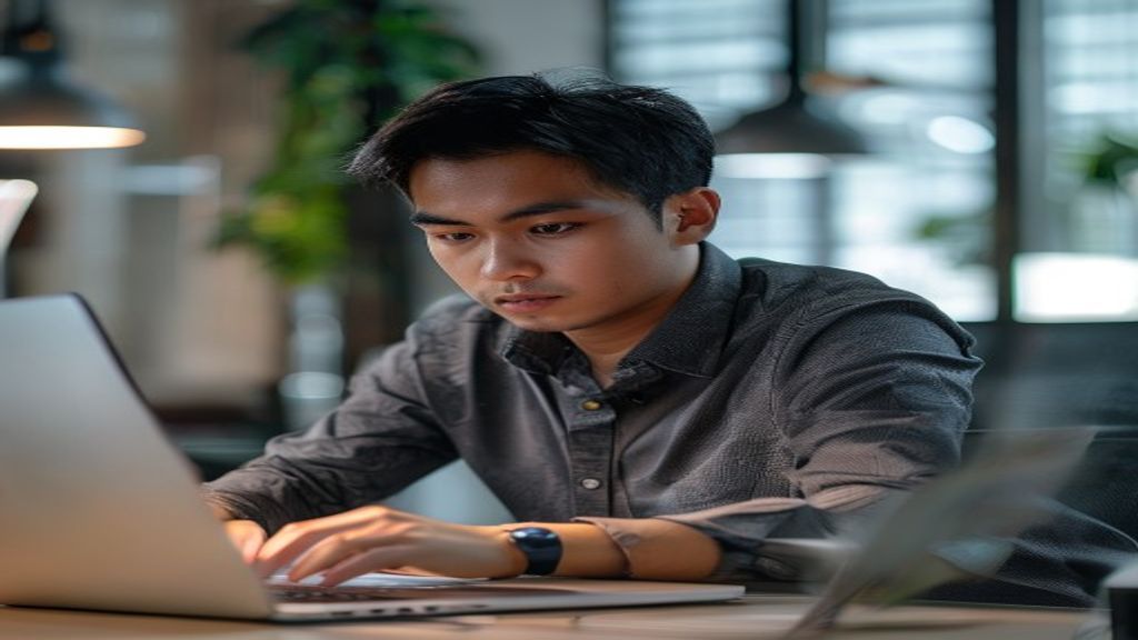 Ilustrasi perkiraan gaji Junior Web Developer bagi fresh graduate di Indonesia, menampilkan rentang upah realistis.
