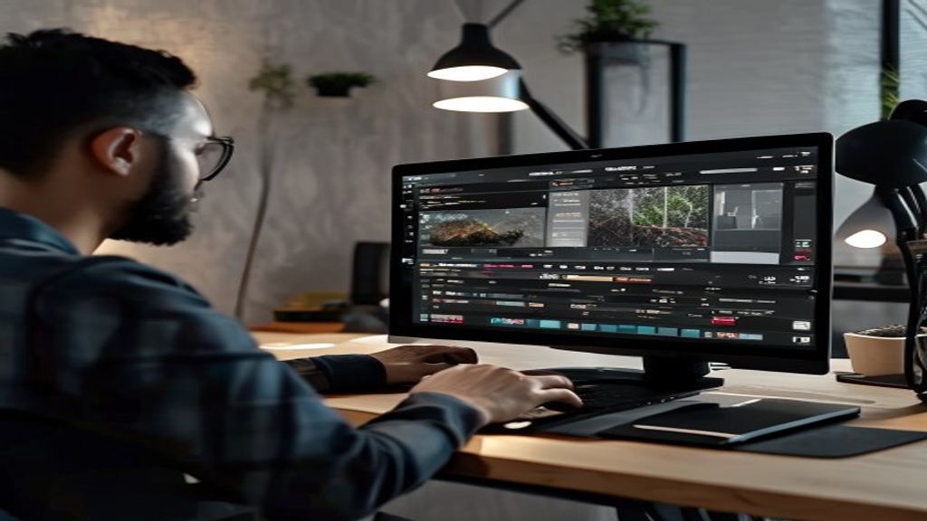 Video editor profesional untuk konten marketing social media