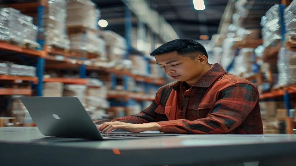 Pekerjaan admin gudang dan pengiriman toko online di Tangerang