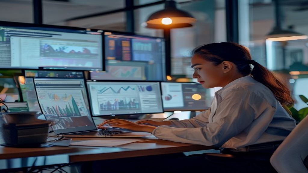Ilustrasi pekerjaan Digital Campaign Specialist untuk promosi toko online