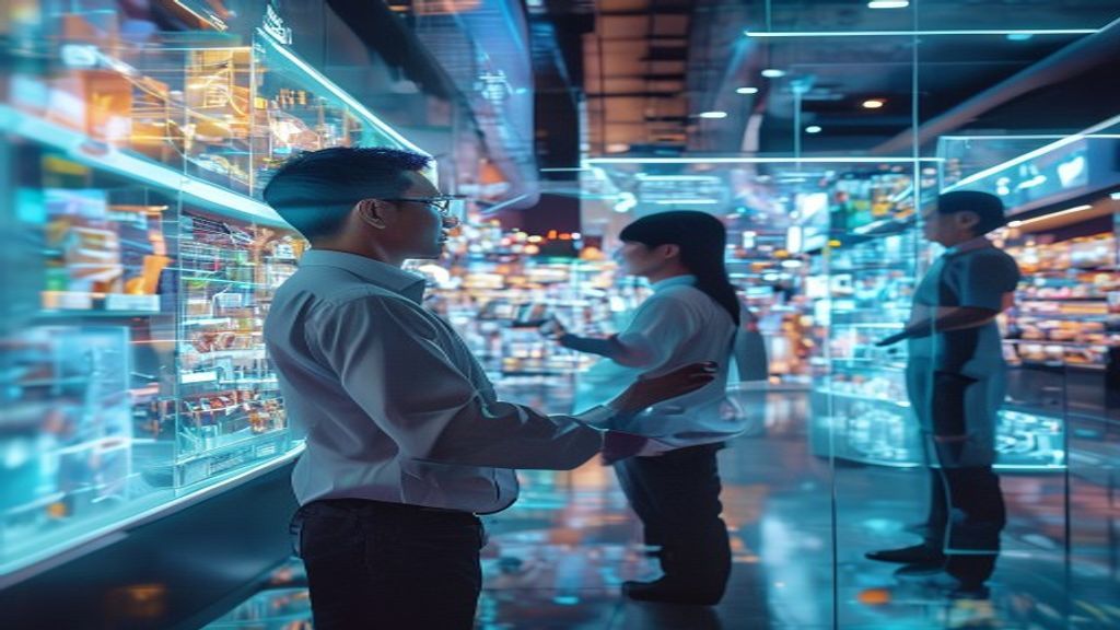 Ilustrasi peluang bisnis metaverse untuk perusahaan retail Indonesia